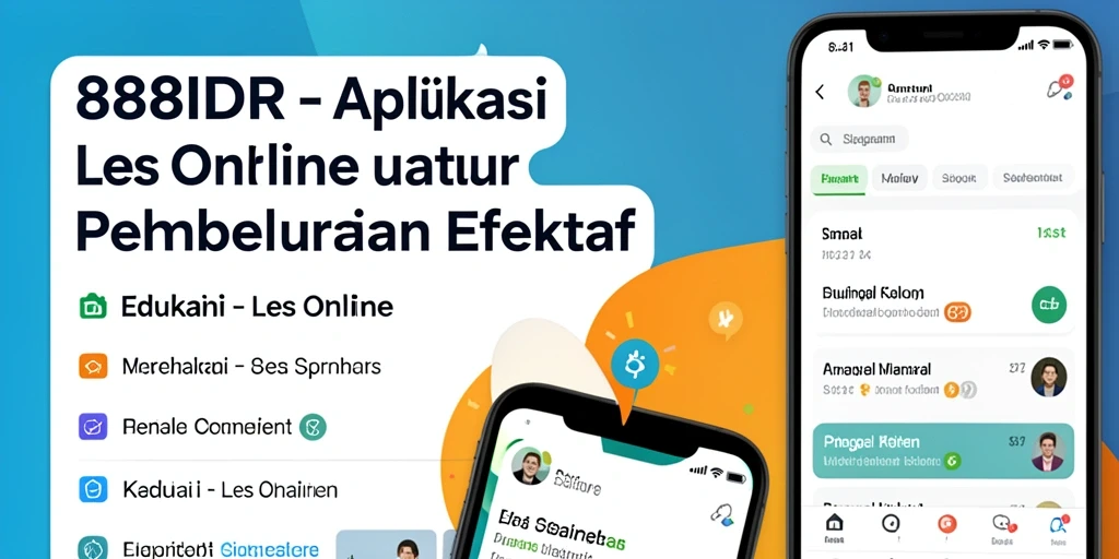Antarmuka aplikasi 888IDR yang interaktif dan ramah pengguna.