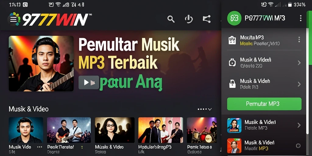Tampilan antarmuka aplikasi 9777WIN yang menarik dan mudah navigasi.