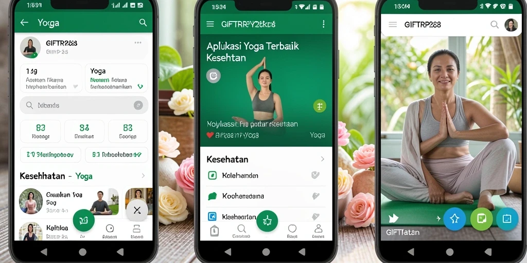 Antarmuka sederhana untuk latihan yoga yang efektif dan menyenangkan.