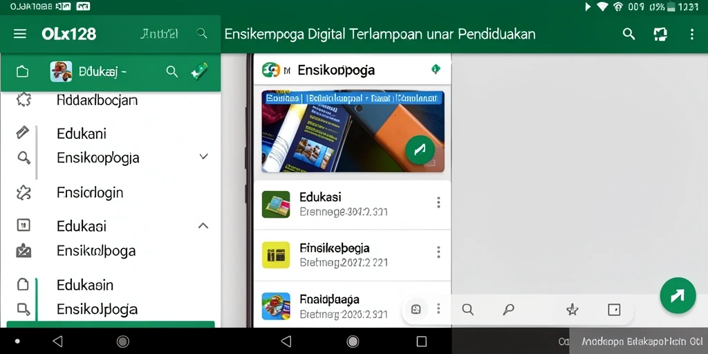 Antarmuka OLX128 yang intuitif dan informatif.