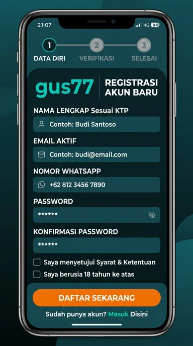 Panduan Buat Akun Gus77 untuk Pengguna Android