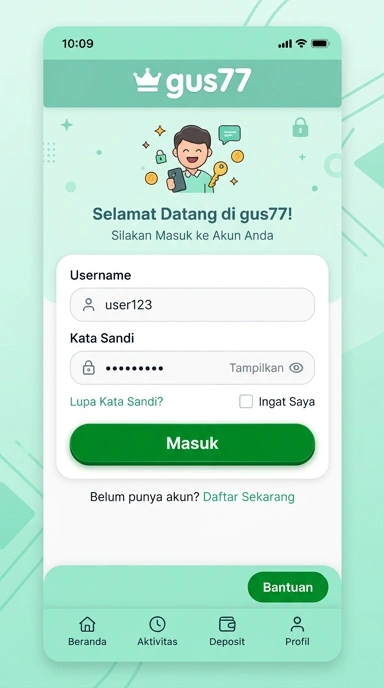 Masuk ke Akun gus77 Dengan Mudah
