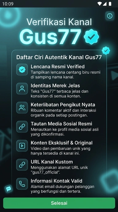 Kanal Resmi Gus77 untuk Pengguna Android Indonesia